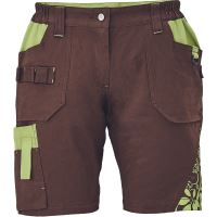 YOWIE shorts, women's brown/green, size 48