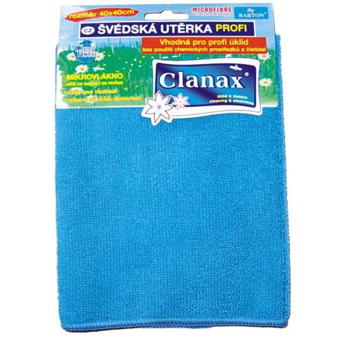 Swedish tea towel PROFI - microfiber, 40 x 40 cm, 280 g/m2, blue