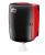 Tork Maxi roll tray with central unwinding - UNIBOX, plastic, red - black