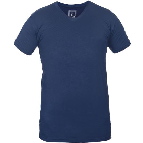 T-shirt DHARLA V-neck, gray, size XL