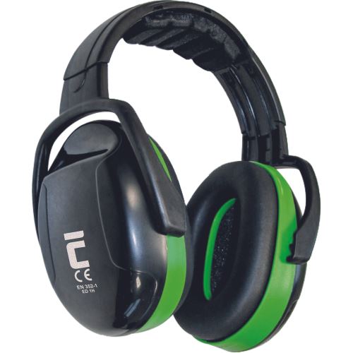 ED 1H headphones-head EAR DEFENDER green