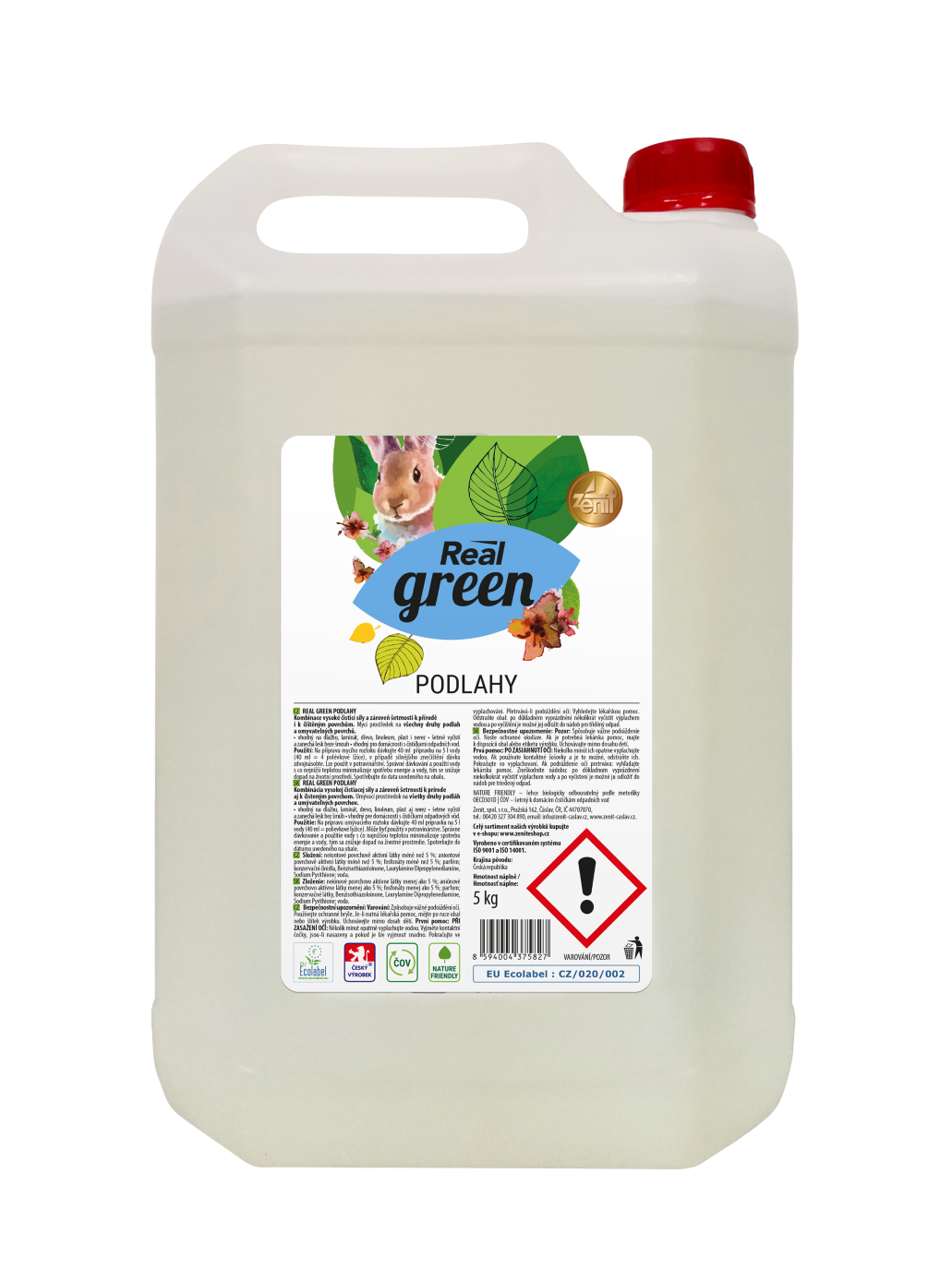 Real green clean, podlahy, 5kg
