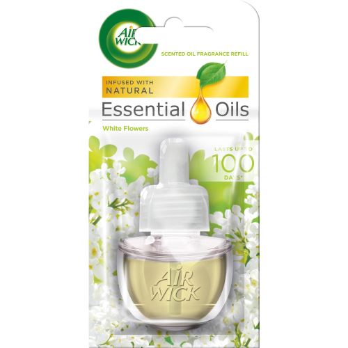 AIRWICK air freshener, machine. filling 19 ml, white flowers
