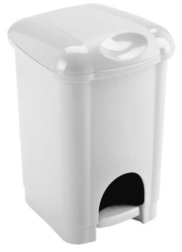 Hygienic waste bin - 6L/plastic
