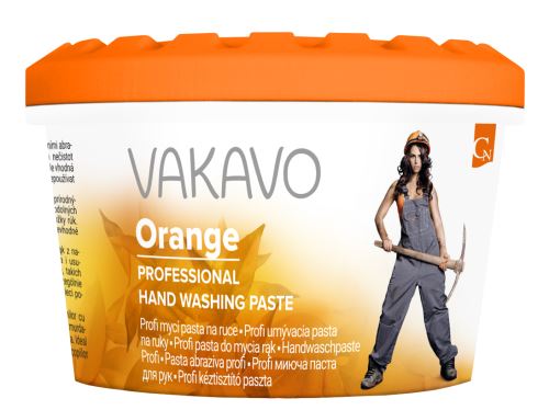 Abrasive paste VAKAVO (ISOFA), orange, 600 g