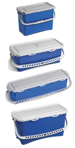 Filmop Bucket "TOP DOWN" 20L, with lid, UH, blue