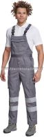 Work trousers reflective BADAJOZ RFLX lacl, gray No. 64 Work trousers reflective BADAJOZ RFLX lacl, gray No. 64