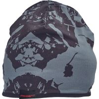 KIRWEE hat, knitted, black/grey, size XL/XXL
