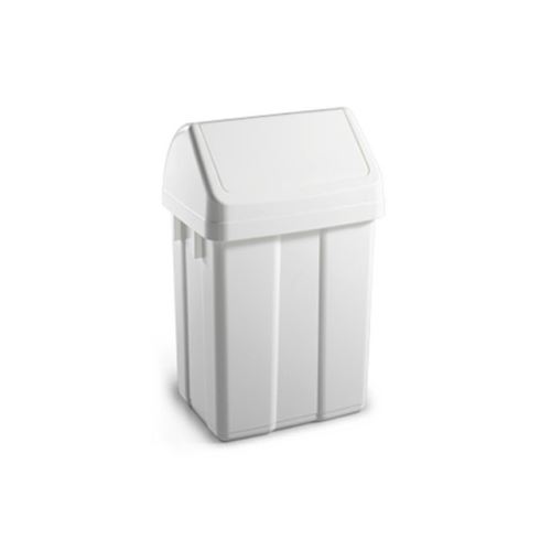 Filmop Koš odpadkový PATTY, 12L, plast, bílý, bílé víko