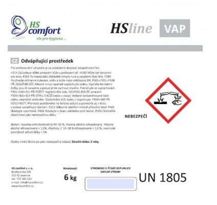 VAP, surface descaling agent, 5.5 kg