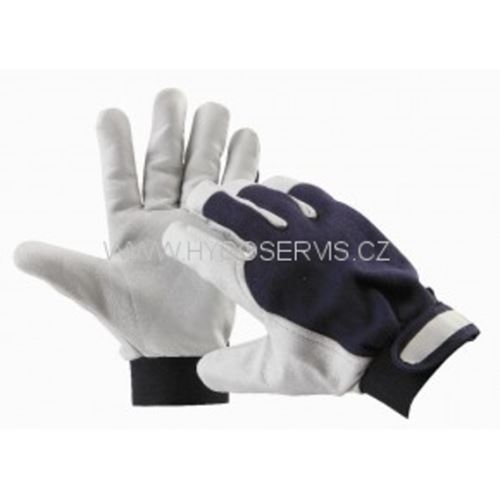 Work gloves PELICAN BLUE, No. 10