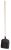 Stable shovel, black with handle