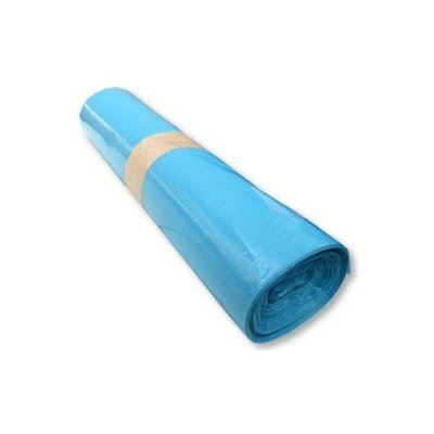 Pytel odp. zatahovací, modrý, LDPE, 50 x 60 cm, 30L, 15 ks/role