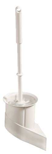 Haug WC wall-mounted set with brush 6130, white