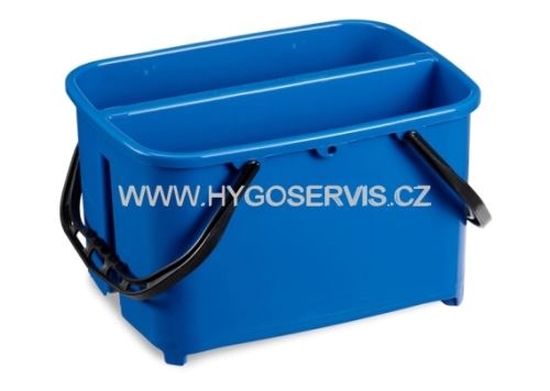 Filmop Kbelík "TWIN" s přepážkou, 2x10L, modrý