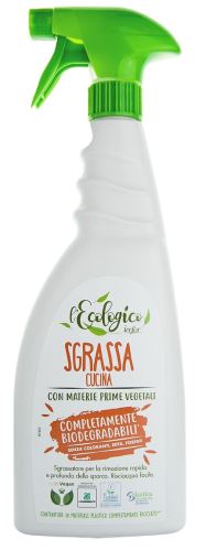 L'ECOLOGICO SGRASSA CUCINA 750 ml, universal degreaser
