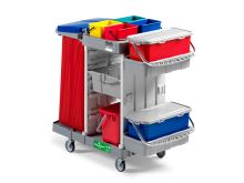 Filmop Multicar ALPHA 2672, 4 x 4 L, 2 x Top Down 20 L, bucket 20 L, bag holder, plastic