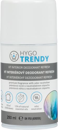 Interior deodorant HYGOTRENDY,  electric refill air fresheners, Happiness, 250 ml