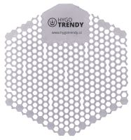 HYGOTRENDY urinal strainer, Honeysuckle/transparent, WAVE 3D, 1pc