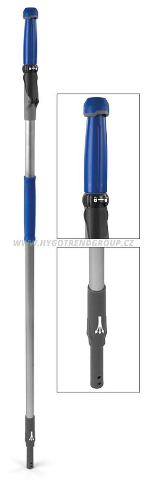 Filmop násada drop, s nádrží 500 ml, hliník, 142 cm, modrá