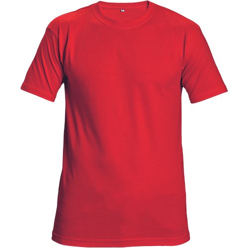 T-shirt TEESTA Fluorescent, red, 160g, size L