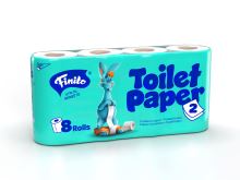 FINITO toilet paper, 2 layers, cellulose, 1x8 pcs