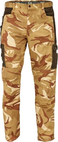 CRAMBE trousers, beige camouflage