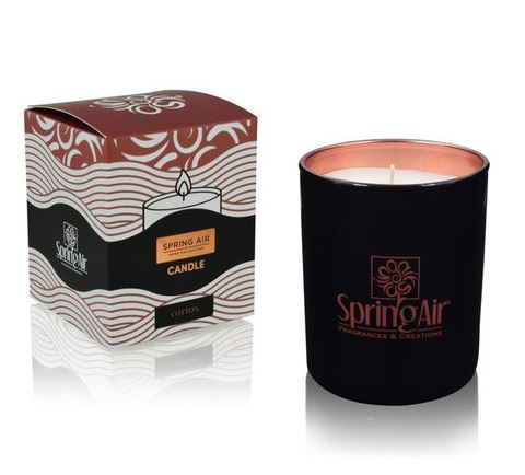 Scented candle, soy - Black Satin, 170g