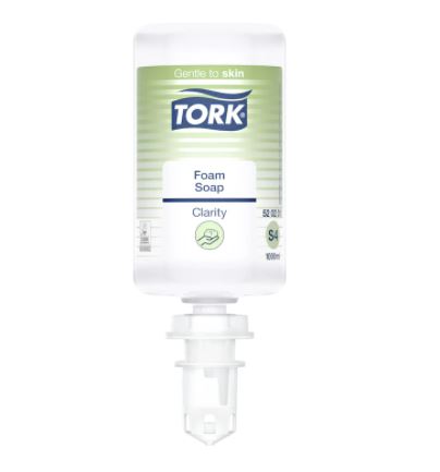 Tork clear foam hand soap
