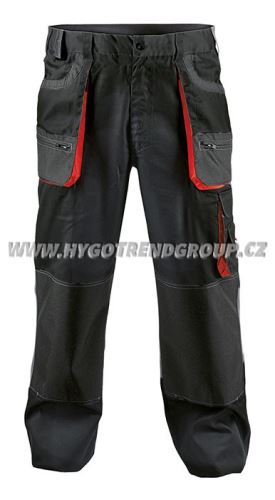 trousers FF CARL BE-01-0003, black/red, size 52