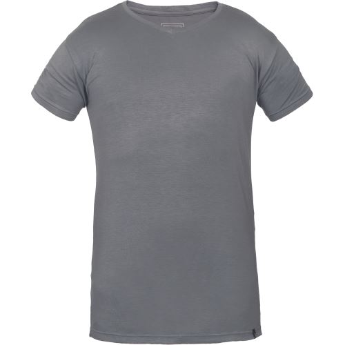 T-shirt DHARLA V-neck, gray, size XL