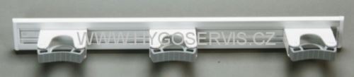Haug, rail with 3 sliding tool holders, 500 mm, aluminum