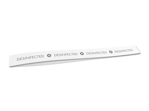 Hygienic tape, TOILET DISINFECTED, 1 pc