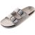 PUDU slippers, white, women's, cork, No. 38