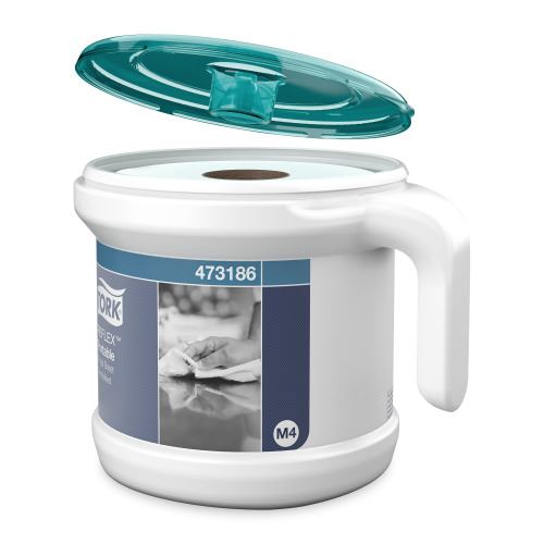 Tork Reflex™ portable roll dispenser with central unwinding