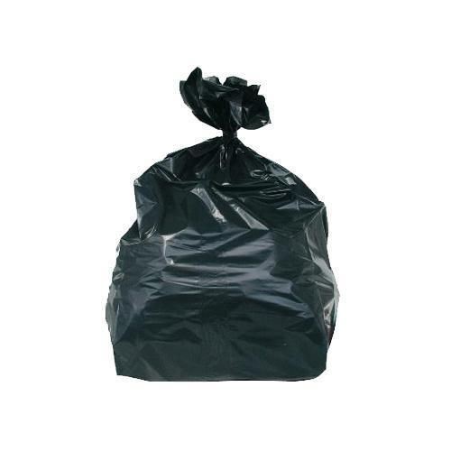 Retractable bag black, 50, 70 x 100 cm, 120L, 25 pcs/roll