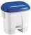 Filmop Waste bin, plastic, "SIRIUS", 30L, blue lid