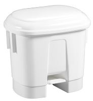 Filmop Waste bin, plastic, "SIRIUS", 30L, white lid Filmop Waste bin, plastic, "SIRIUS", 30L, white lid