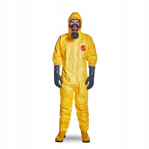 TYCHEM® C coverall with hood, in. XXL, yellow