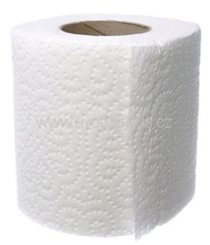 Toaletní papír premium, 2vr., celulóza, bílý, 6 x 16 rolí