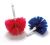 Sweeping brush round cobwebs and dust