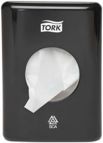 Tork dispenser for hygiene bags, black