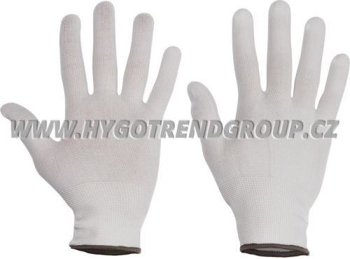 Gloves knitted BOOBY, white