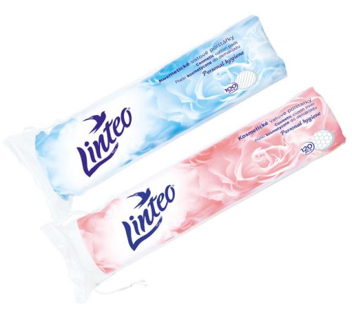 LINTEO cotton cosmetic tampons, 100 pcs/120 pcs